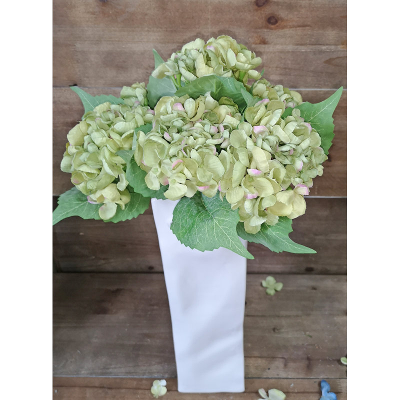 Arrangement floral hortensia, Vert