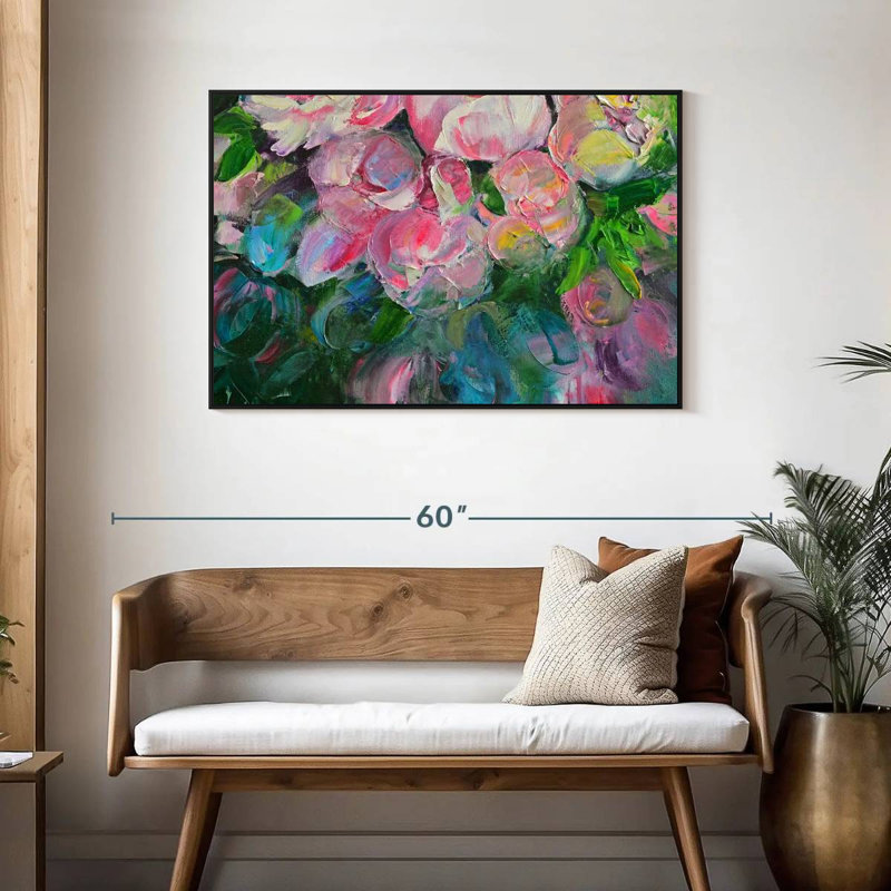 Pivoines abstraites Avery, H 29 po x l 43 po