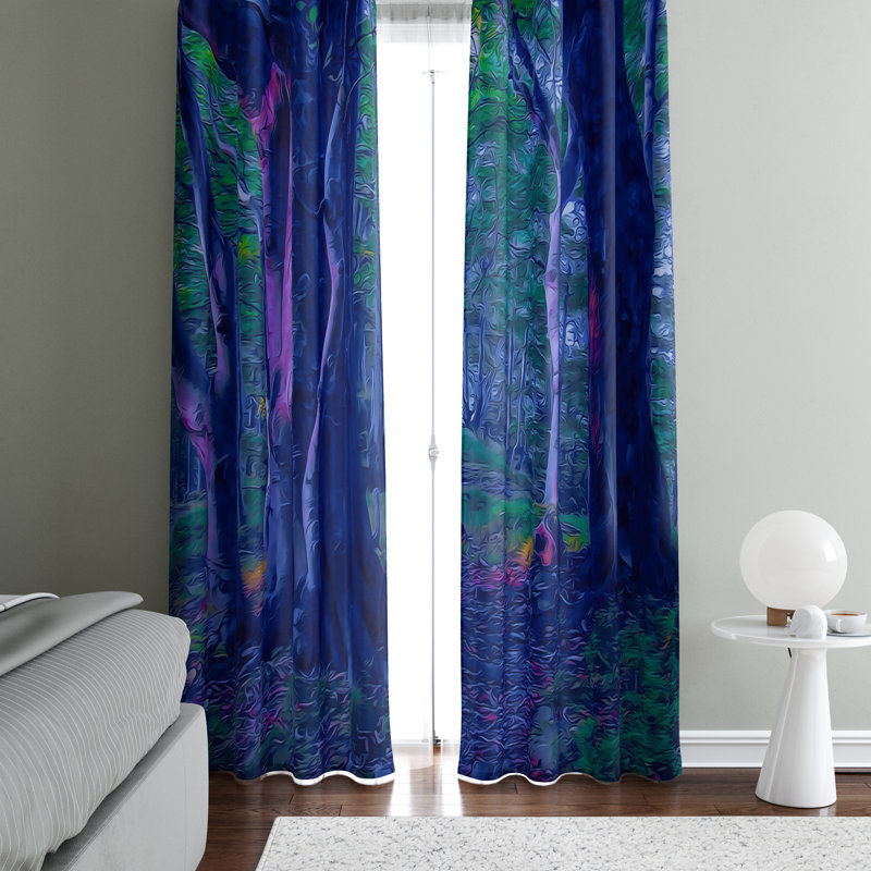 Semi Sheer Curtain Pair, 40" W x 82" L