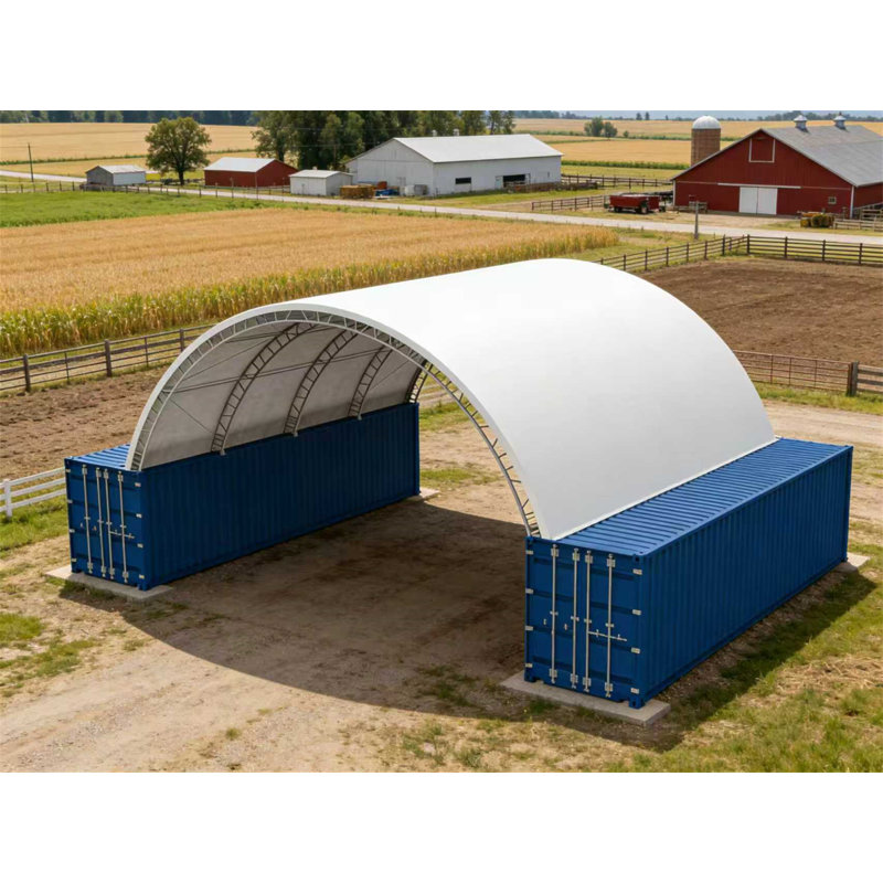 Remise de rangement pour tente à double cadre 40Ftx40ft (excluant les contenants)