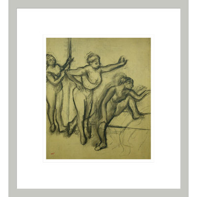 «Three Dancers» par Edgar Degas, impression giclée encadrée