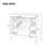Modern 36" Bathroom Vanity With Sink, Solid Wood And Mdf, Elegant Storage Solution