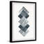 Stacked Gray Diamonds by Marmont Hill - Single Picture Frame Painting-89401296-89401302-89401303