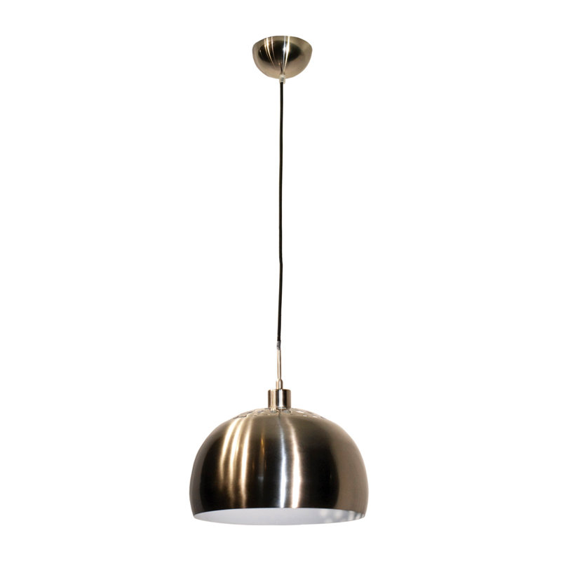 Greeley 1 - Light Chrome Dome Pendant