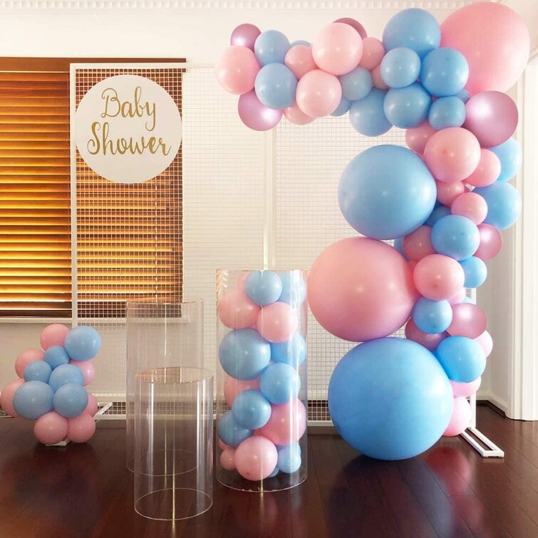 Baby Gender Reveal Blue and Pink Party Supplies Kit