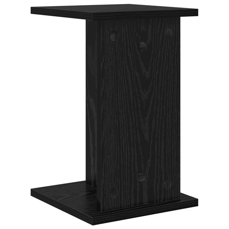 1 Tier Plant Stand, 40.5cm H x 25.5cm W x 25cm D, Black Oak