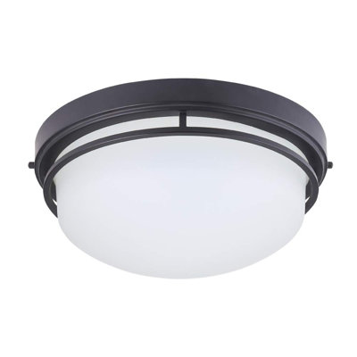 Plafonnier encastré 1 lumière DEL 14 po