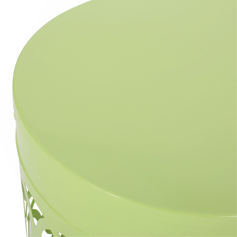 Table de bout d'extérieur en métal - Grand, Vert