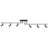 62'' 6 -Light Fixed Track Track Kit with Dimmable