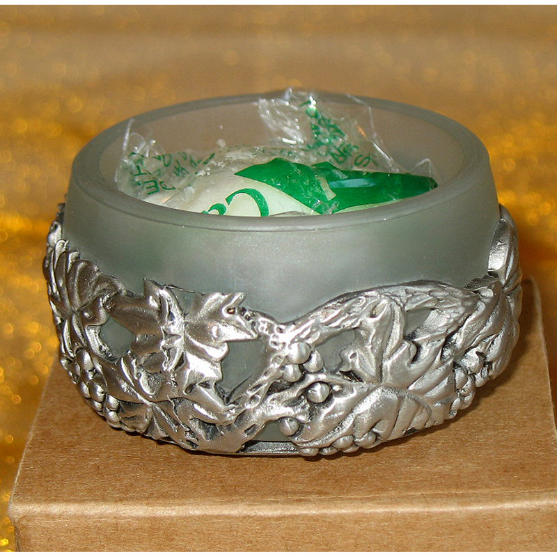 Porte-photophore en verre