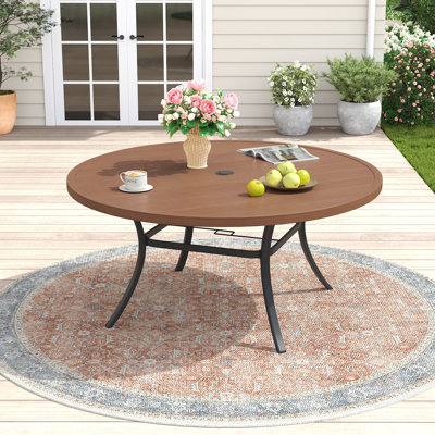 Round Outdoor Dining Table