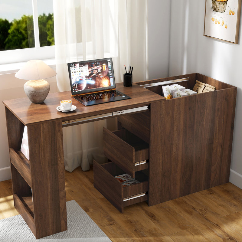 L-Shaped Extendable Computer Desk