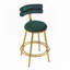 Ensemble de 2 tabourets de comptoir modernes 26,75 po-1788486560