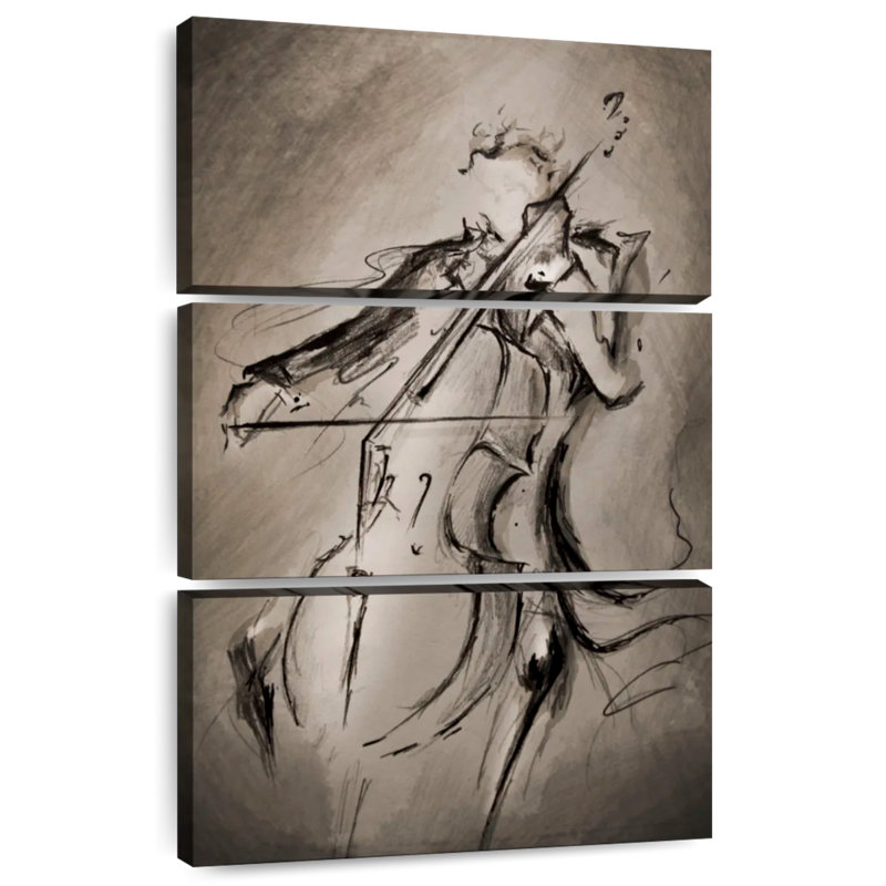 Abarca The Cellist Abstract