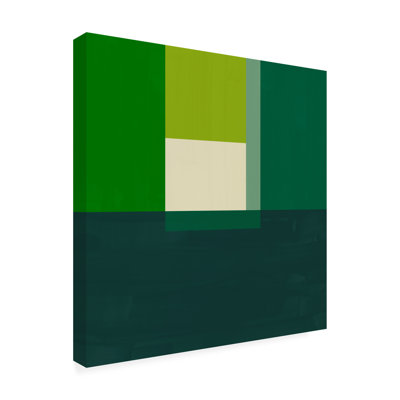 Genelle Emerald Centerpoint IV On Canvas Painting