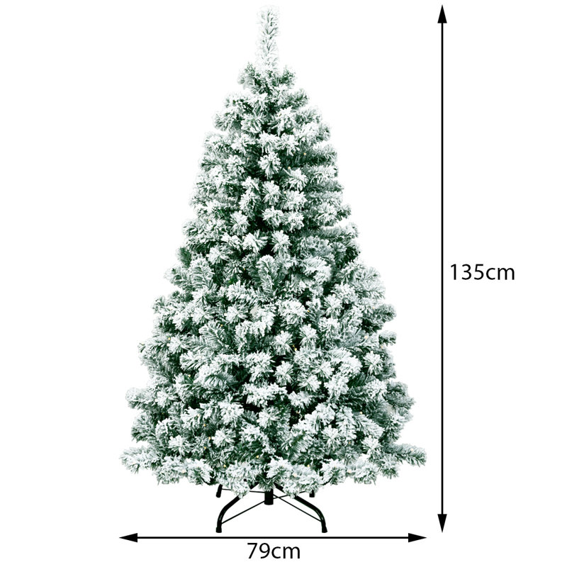 4.43' H Lighted Artificial Fir Christmas Tree