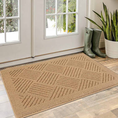 Non-Slip Geometric Outdoor Doormat