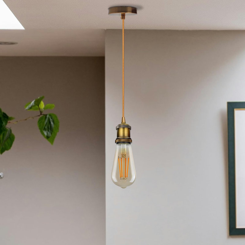Annahy 1 - Light Single Pendant, Yellow Brass