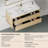 48" Wall-Mounted Bathroom Vanity With Sink