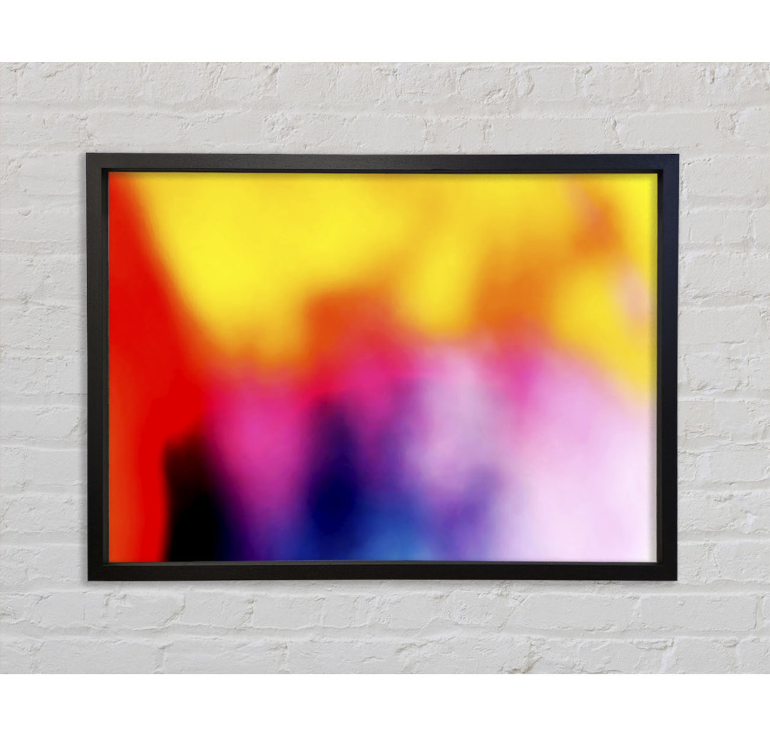 Rainbow Mist - Einzelner Bilderrahmen Kunstdrucke auf Leinwand