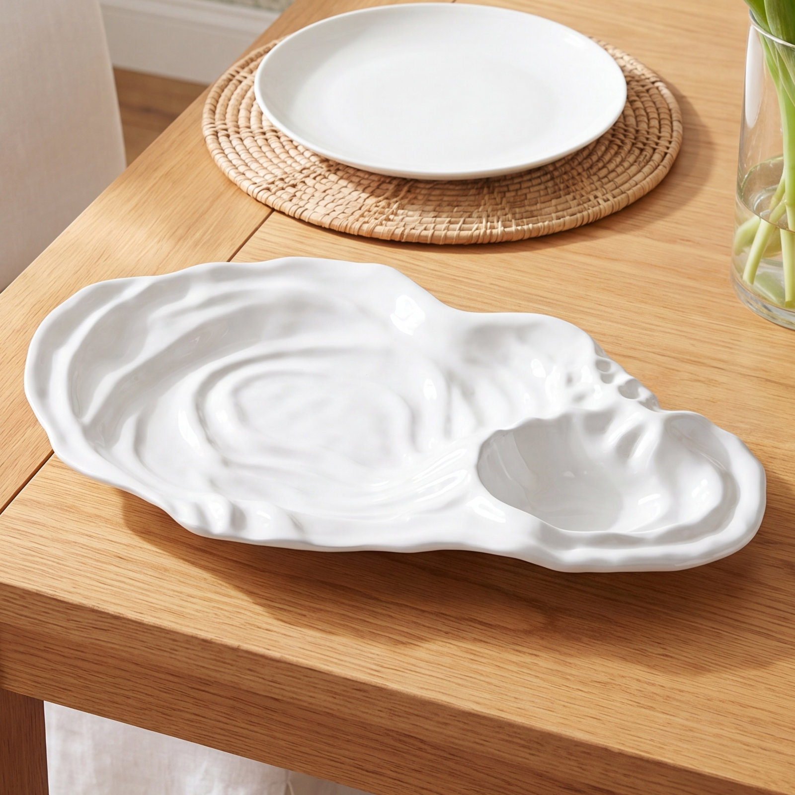 Ocean Novelty Melamine Chips And Dip Platter