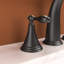 Robinet de salle de bain noir mat - 2 poignées espacées à 3 poignées avec bonde escamotable-128135565