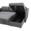 Kachayr 215Cm Linen Square Arm Sofa Bed