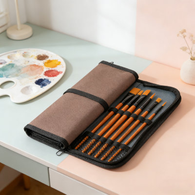 Ensemble de 10 pinceaux plats
