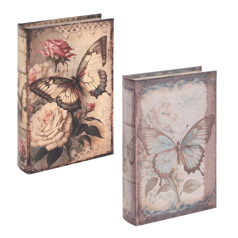 Chachere 2 Piece Medium Density Fiberboard (MDF) Decorative Box Set