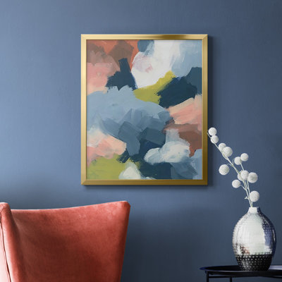 Soft Indigo Atmosphere I Premium Framed Canvas - Ready to Hang