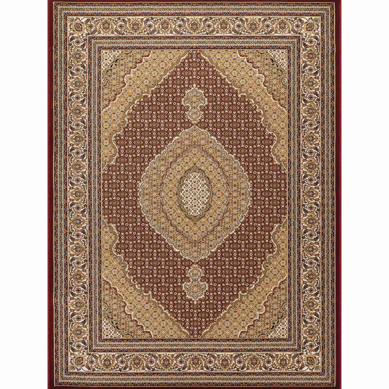 Manchester Area Rug, Rectangle 5'3" x 7'3", Red