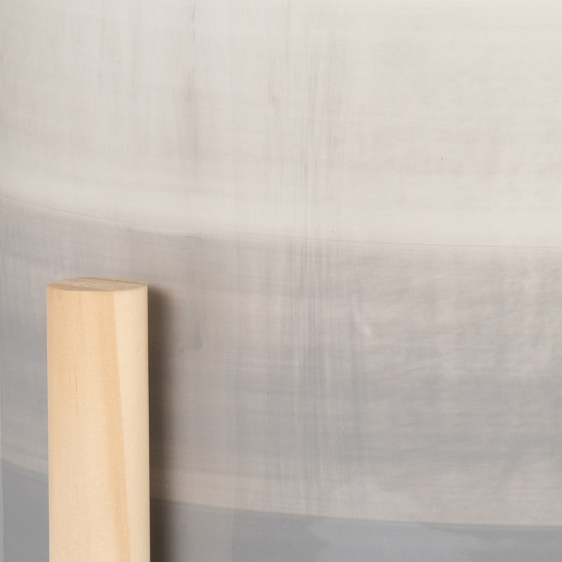 Pot à fleurs en céramique et bois de pin avec support, pot décoratif moderne pour plantes d'intérieur et d'extérieur, présentoir surélevé élégant pour la maison et le bureau