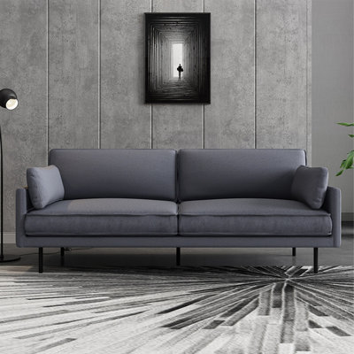 Coffee 100% Polyester Standard Sofa cushion Loveseat