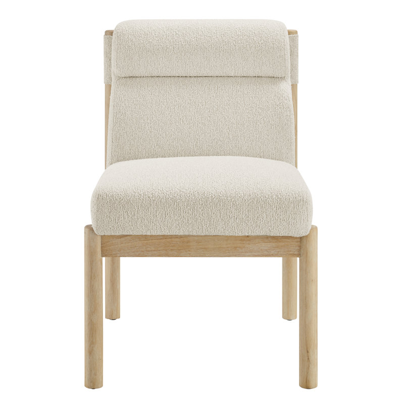 Trev Dining Set With Upholstered Chairs, Weathered Sand, Beige