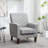 Patterned Polyester Blend Armchair