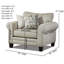 Fauteuil et demi Aravis de 46 po de largeur-224887752