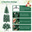 Lighted Artificial Pine Christmas Tree-840631685