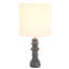 Lampe de table en marbre noir 22 po Teya