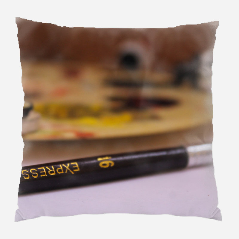 Housse et insert de coussin d'extérieur carré Lowrance Art, Microsuède, Intérieur