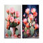 Cactus framboise réserve - ensemble de 2 impressions de cactus en métal-1318670925
