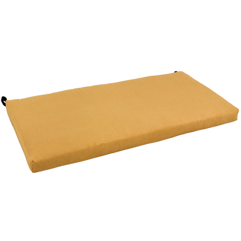 Outdoor 3'' Seat Cushion, Lemon, 40'' W x 19'' D