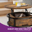 Rothwell Lift Top  Coffee Table ,Extendable Round Cocktail Table-783565091-772208948-772207710