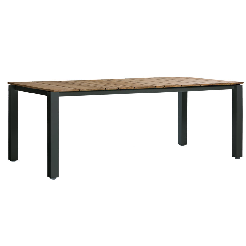 Machar Outdoor Dining Table, Anthracite, 39.38" W x 78.75" L x 29.5" H