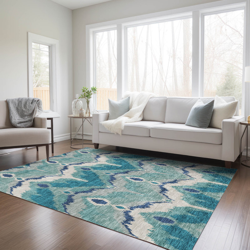 Tapis intérieur / extérieur Neysa, Rectangle 8 pi x 10 pi