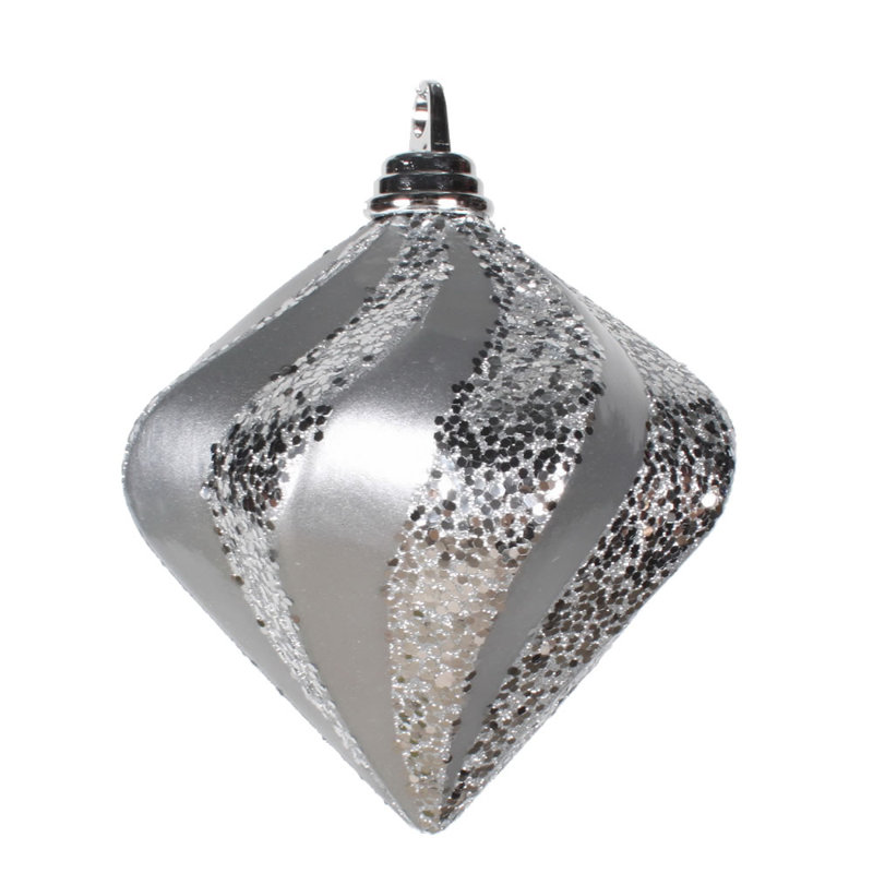 Ornement en forme de diamant, Argent