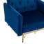 Chaise d'appoint avec accoudoirs et dossier réglables-91933822