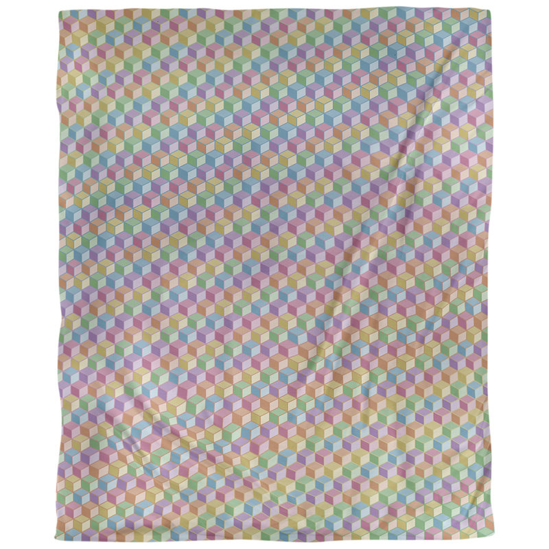 Fabric, Purple/Green, 54" L x 36" W, Palazzo Oyster Linen