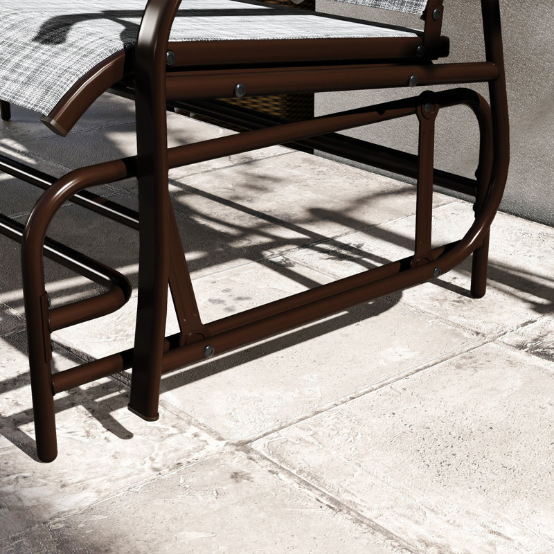Banc oscillant d'extérieur pour 2 personnes Outsunny