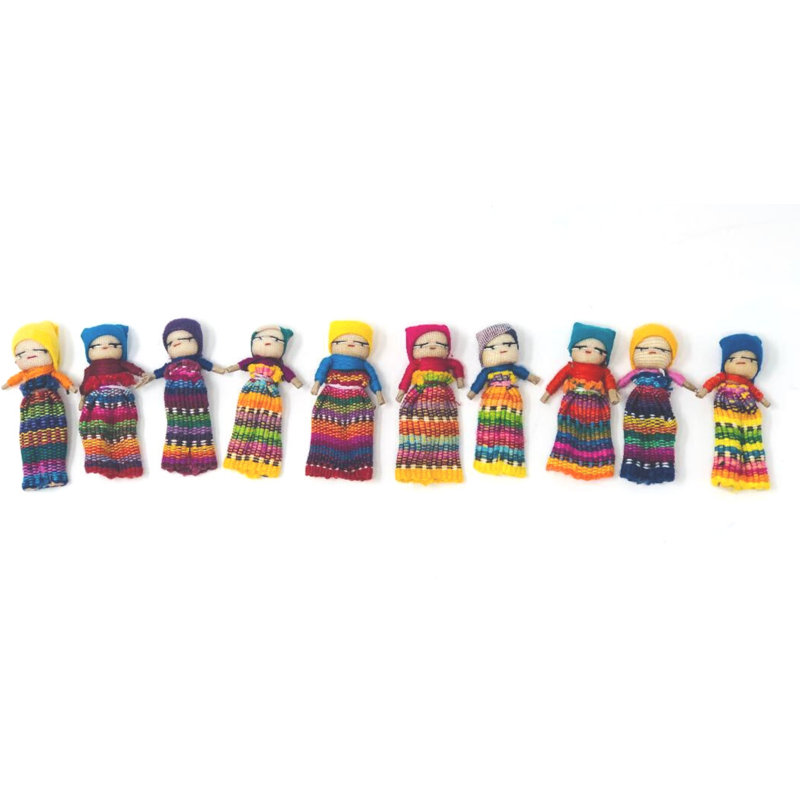 10 pièces de 2 pouces poupées W assorties