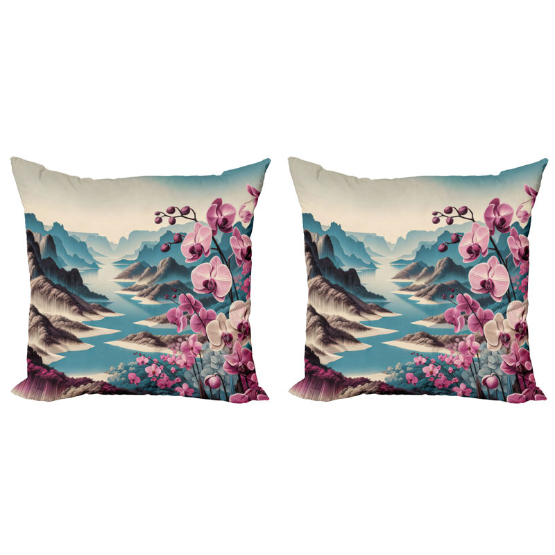 Housse de coussin sd1066_Ambesonne Lake, H 20 po x l 20 po